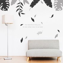 [바보사랑] cj750-보테니컬세상_그래픽스티커, 색상선택:딥그레이+그레이