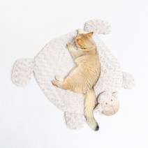 고양이방석 카페트 러그 매트 애견 논슬립 카펫, 카멜