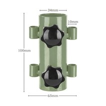슬라이드폴대 타프 텐트 폴 지지대 방풍 바베큐 텐트용 천막 폴 홀더 차양 커튼 접지 고정 파이프 스탠드