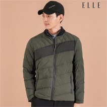 엘르골프 ED_ 사선배색 져지 다운점퍼 6H72054_707