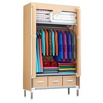 가성비 옷장 DIY 다용도 수납형 원룸 자취방 간이옷장 900x450x1700mm, 본상품선택, 그레이