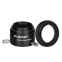 SVBONY SV186 T2 카메라 사진 어댑터 망원경 범위 OD 38/45.8 (SV28)/50 (SV410) mm 아이피스 어댑터, 03 45.8mm Nikon T Ring