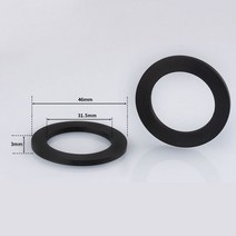고무와셔 오링 실리콘 구리 스텐 10pcs 고무 링 플랫 가스켓 씰링 링 와셔 보트 크러쉬 와셔 플랫 씰 피팅 샤워 노즐 호스 튜브, 18, 10개