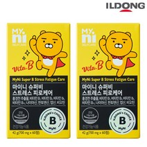 일동제약 마이니 슈퍼비 스트레스 피로케어 60정 x 2개