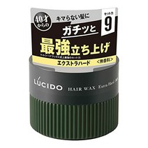 LUCIDO (루시드) 헤어 왁스 엑스트라 하드 맨즈 스타일링제 무향료 80 그램 (x 1) LUCIDO(ルシード) ヘアワックス エクストラハード メンズ スタイリング剤 無香料 80グ