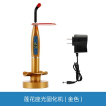 치과 감광기 도광봉 수지 광중합기 고출력 구강 LED, 금색
