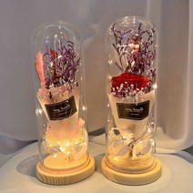 LED 꽃 무드등 (대) 장미 로즈데이 인테리어 조명, LED꽃무드등(대)핑크