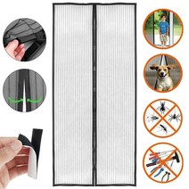anti-mosquito anti-fly screen 마그네틱 도어 커튼 top-to-bottom seal snaps 자동 여름 홈 액세서리, 호주, 90X210cm