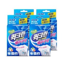 애경 퀵크린 쉽고빠르게 배수구샷 세정제, 40g, 16개입