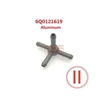 알루미늄 합금 냉각 냉각수 호스 커넥터 슈퍼차저 파이프 골프 MK4 Bettle A3 S3 TT Seat Leon 1.6 1.8T, 7.5
