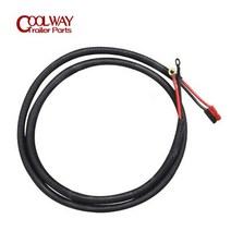 캠핑카 트레일러 350w 12v 전동 잭 배터리 리드 전원 코드 rv 보트 발동기 돌리 자키 휠, 없음