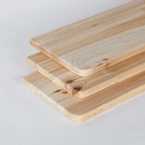삼나무 원목 상판 240mm x 800mm, 2면라운딩