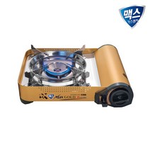 맥스 슬림 휴대용 가스렌지 MS-77, 골드, 1개