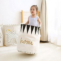 케이프타운 북유럽 스타일 패브릭 바구니, 홈, 1개