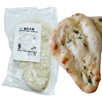 맛있는인도식 냉동 난 NAAN 160g사무실 대용량 업소용 식당용 간식 소스, 1개