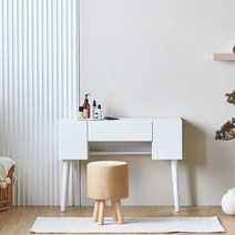 파로마 (착불)완다A 콘솔 수납 화장대 거울 제외, 오크