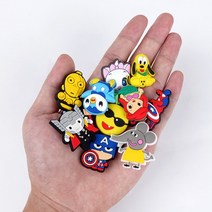 DIY 아쿠아 슈즈 파츠 셋트 커스텀 악세서리 물놀이 신발 도라에몽 캐릭터 장식