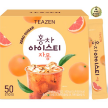 라이브잇 티젠 홍차 아이스티 자몽, 12개, 50개입, 5g