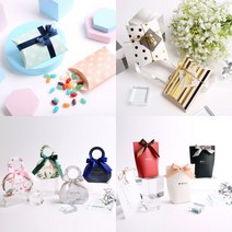 선물포장 답례품 상자 반달상자 선물박스 - 미니 소형 양말 생일 빼빼로 수건 다용도, 22.보텀상자대형-화이트