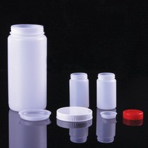보급형 HDPE 광구병 Wide Mouth Bottle HDPE, 200 ml (50/PK), Natural Bottle