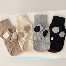 강아지옷 패리스독 베이직스트라입 티셔츠, 그레이