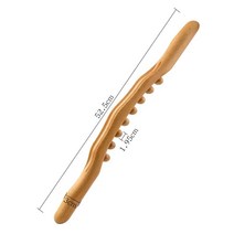 마사지스틱 릴렉스틱 손마사지 바디 천연 탄화 나무 스크래핑 마사지 스틱 등 스파 테라피 도구 포인트 트리트먼트 Guasha 릴랙스, 1)Carbonized8 beads