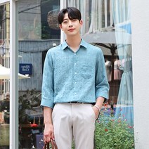 붐스타일 안사면 후회하는 7부 린넨 셔츠