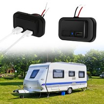 J60F RV 수정 부품 야외 여행 및 교통을위한 Usb 충전기 플러그 가족 친구를위한 선물104972