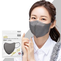 삼흥 얼큰이 새부리형 황사방역 KF94 마스크, 그레이, 40개, 5매입