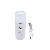 얼굴스팀기 머리 두피 안면 미용 피부케어기기 USB 나노 페이셜 미스터 핸디 쿨 미스트 스프레이 머신 페이스 하이드 레이션 스파 모이스처라이징 스킨 케어, 01 White NO Box