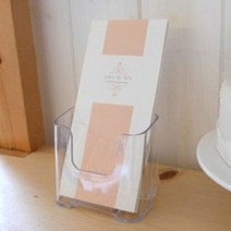 테이블 팜플렛 거치대 리플릿 거치함 전단지 꽂이, 제품선택, 등받이