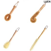 LUEN 벨호벨 세척 솔 청소 브러쉬 브러시 다용도 멀티 가정 매장 업소 주방 욕실 텀블러 보틀, 코코넛-롱브러쉬