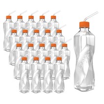 보고잇수 무라벨 생수 500ml 20병 연예인 빨대 생수, 20개