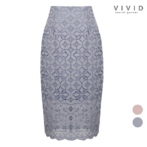 VIVID SG VIVID 여성 엘라 봄여름 레이스 스커트