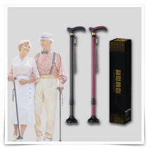 안전 지팡이 노인 네발 드림 노임 미끄럼 방지 일반형, 일반형 네발드림(주홍)