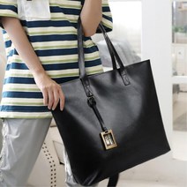 대학생 여자 검정색 노트북 쇼퍼백 숄더백 보세가방 여성가방 하객룩