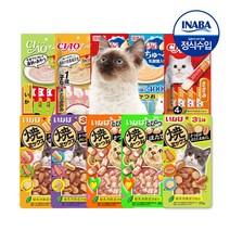 이나바 챠오츄르4P 외 야끼믹스 6봉 골라담기, 닭고기+조갯살6봉(QSC216x6)