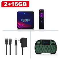 안드로이드 11 스마트 TV 박스 H96 Max V11 RK3318 쿼드 코어 4K 1080P H96MAX 미디어 플레이어 bt4 0 2.4G 5G 듀얼 Wifi 셋톱, [03] 영국 플러그, [04] 2G 16G I8