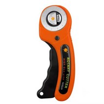 가죽공예칼 가죽공예 재단기 커팅기 머신기 패치워크 롤러 휠 칼 절단 칼 로터리 커터 가죽 절단 도구 재봉 액세서리, 주황색