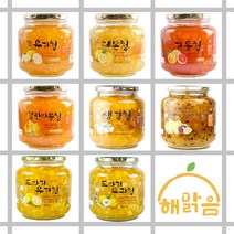해맑음 과일청 10종 1+1, 유자청+한라봉청