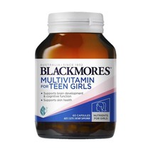 Blackmores 블랙모어스 여학생 멀티비타민 60캡슐 Multivitamin Teen Girls, 1개