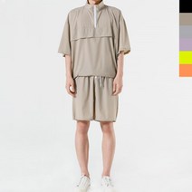 반팔 아노락 바람막이세트 운동복 땀복 헬스장룩 일복