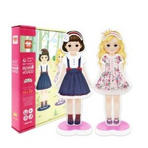아리아띠 모모 & 코코 자석 코디놀이, 4개