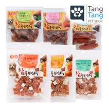 참좋은간식 소방어&연어 큐브 시리즈 져키, 5개, 치킨&연어&당근큐브