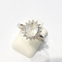 5517646-[블루케이]화이트문스톤원석반지200506-13탄생석6월