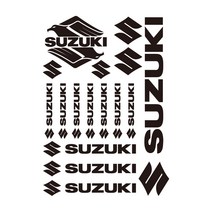 스즈키 로고 데칼 스티커 오토바이 바이크 suzuki 튜닝 스티커, 무광검정