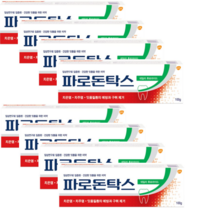 [파로돈탁스] 데일리 후로라이드 치약 100g, 8개, 100ml