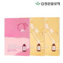 김정문알로에 [김정문알로에] 큐어 알로에 콜라겐10+비타5 마스크팩, 선택완료, 단품없음