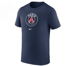 파리 생 제르맹 X 나이키 PSG X NIKE 반소매 스우시 맨즈 축구 블랙 US 티 셔츠