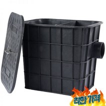 그리스 트랩 잔반통 유수 분리기 매립형, 대형 76x56x52cm (매립형)